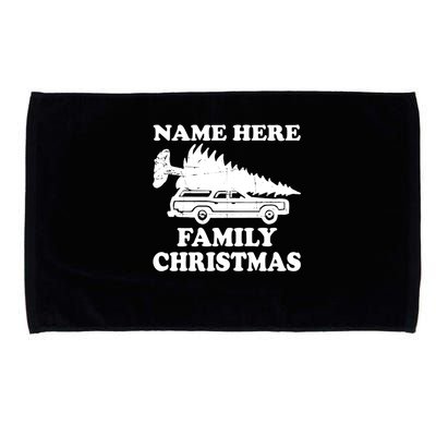 Personalize Family Christmas Custom Microfiber Hand Towel
