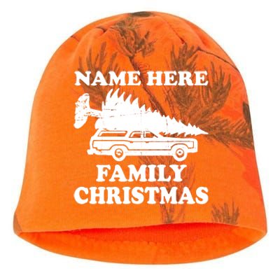 Personalize Family Christmas Custom Kati - Camo Knit Beanie