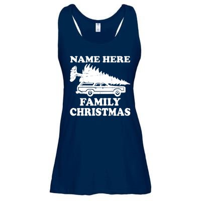 Personalize Family Christmas Custom Ladies Essential Flowy Tank