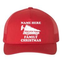 Personalize Family Christmas Custom Yupoong Adult 5-Panel Trucker Hat