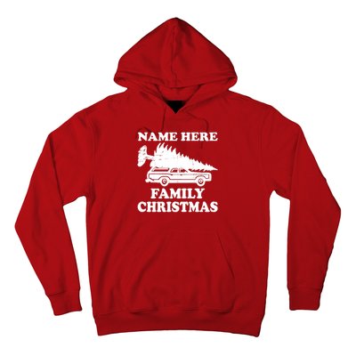 Personalize Family Christmas Custom Hoodie