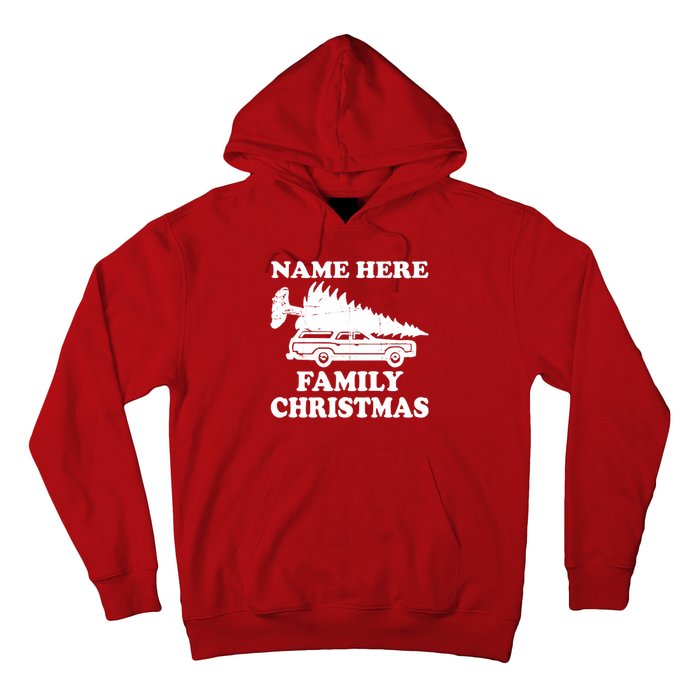 Personalize Family Christmas Custom Hoodie