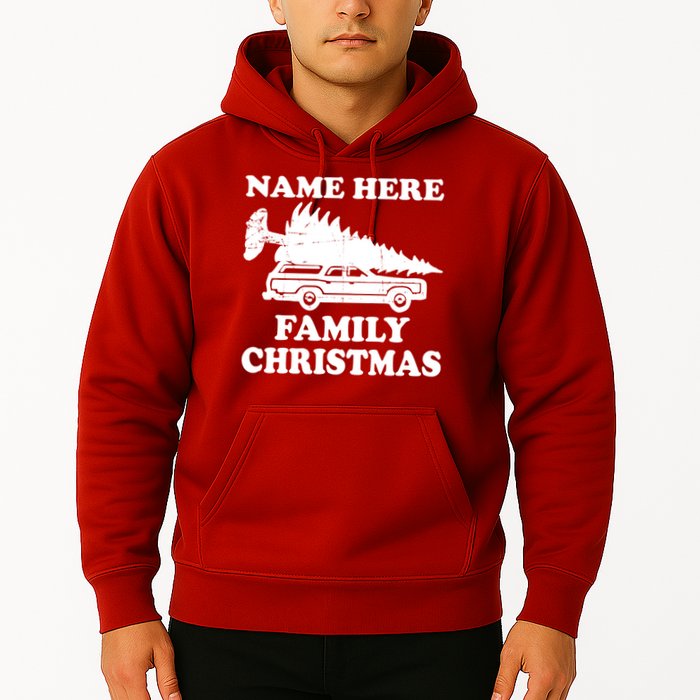 Personalize Family Christmas Custom Hoodie