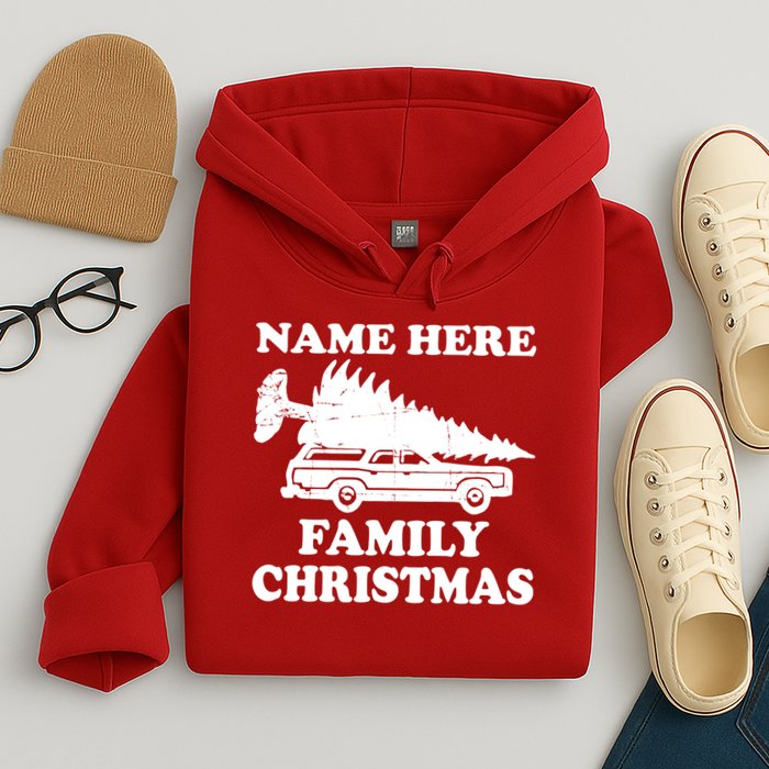 Personalize Family Christmas Custom Hoodie