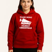 Personalize Family Christmas Custom Hoodie