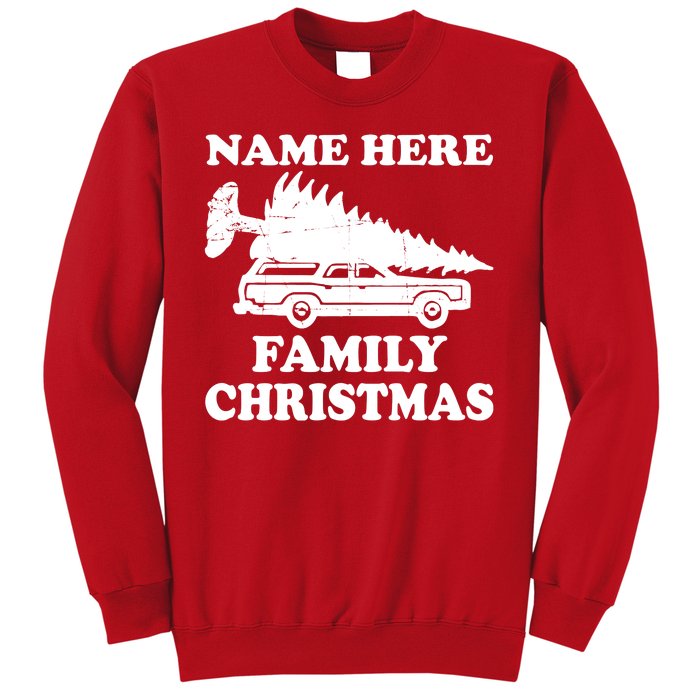 Personalize Family Christmas Custom Sweatshirt