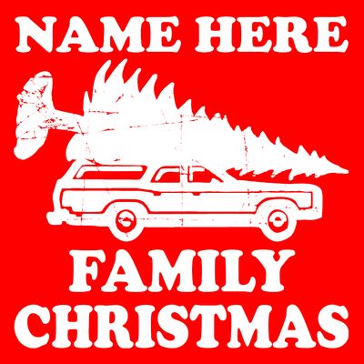Personalize Family Christmas Custom T-Shirt