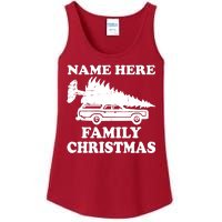 Personalize Family Christmas Custom Ladies Essential Tank