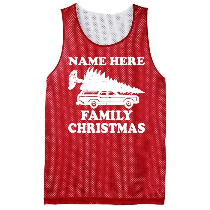 Personalize Family Christmas Custom Mesh Reversible Basketball Jersey Tank