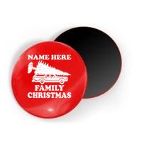 Personalize Family Christmas Custom Magnet