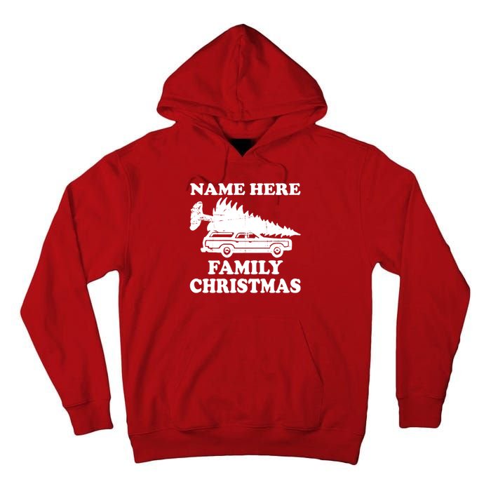 Personalize Family Christmas Custom Tall Hoodie