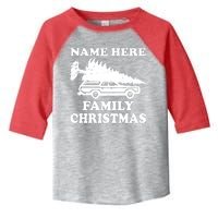 Personalize Family Christmas Custom Toddler Fine Jersey T-Shirt