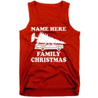 Personalize Family Christmas Custom Tank Top