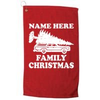 Personalize Family Christmas Custom Golf Towel