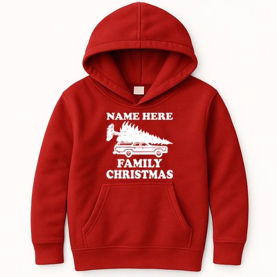 Personalize Family Christmas Custom Kids Hoodie