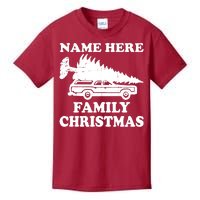 Personalize Family Christmas Custom Kids T-Shirt