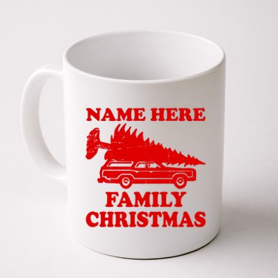 Personalize Family Christmas Custom Coffee Mug