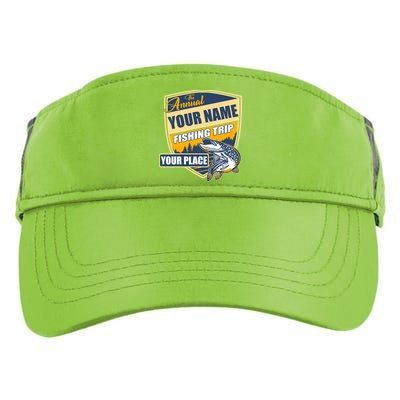 Personalize Fishing Trip Custom Adult Drive Performance Visor