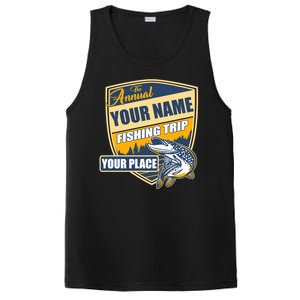 Personalize Fishing Trip Custom PosiCharge Competitor Tank