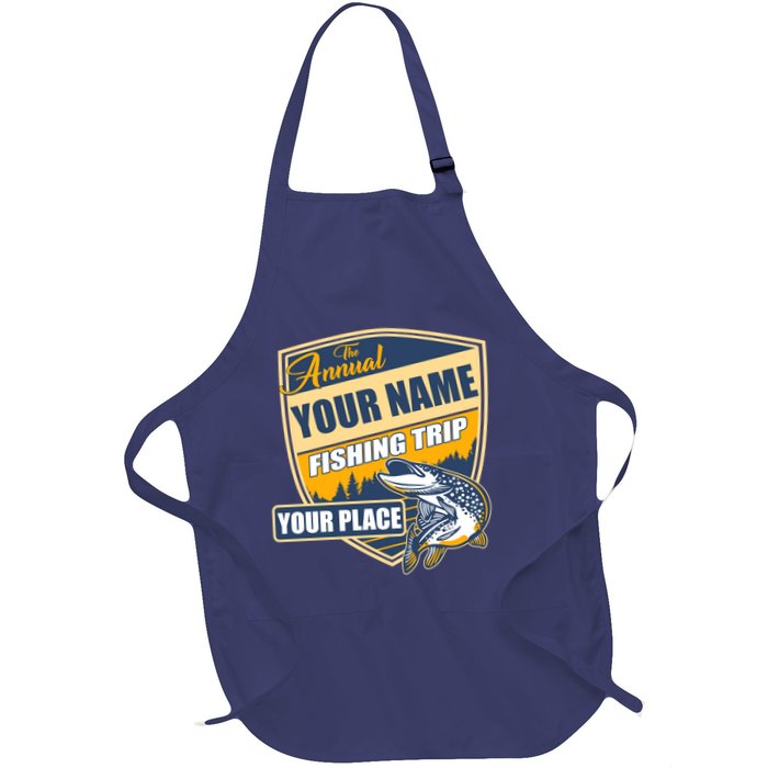 Personalize Fishing Trip Custom Apron