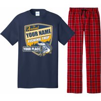 Personalize Fishing Trip Custom Pajama Set