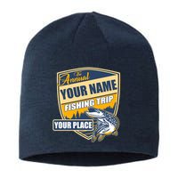 Personalize Fishing Trip Custom Sustainable Beanie