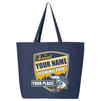Personalize Fishing Trip Custom 25L Jumbo Tote