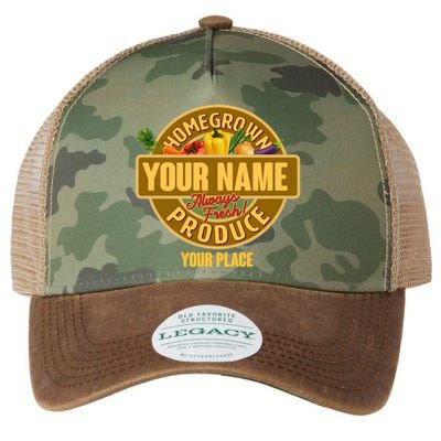 Personalize Home Homegrown Produce Custom Farmer Legacy Tie Dye Trucker Hat