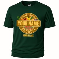 Personalize Home Homegrown Produce Custom Farmer Performance Shirt