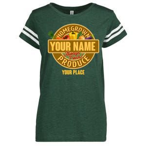 Personalize Home Homegrown Produce Custom Farmer Enza Ladies Jersey Football T-Shirt