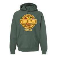 Personalize Home Homegrown Produce Custom Farmer Premium Hoodie