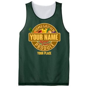 Personalize Home Homegrown Produce Custom Farmer Mesh Reversible Basketball Jersey Tank