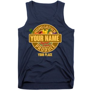 Personalize Home Homegrown Produce Custom Farmer Tank Top