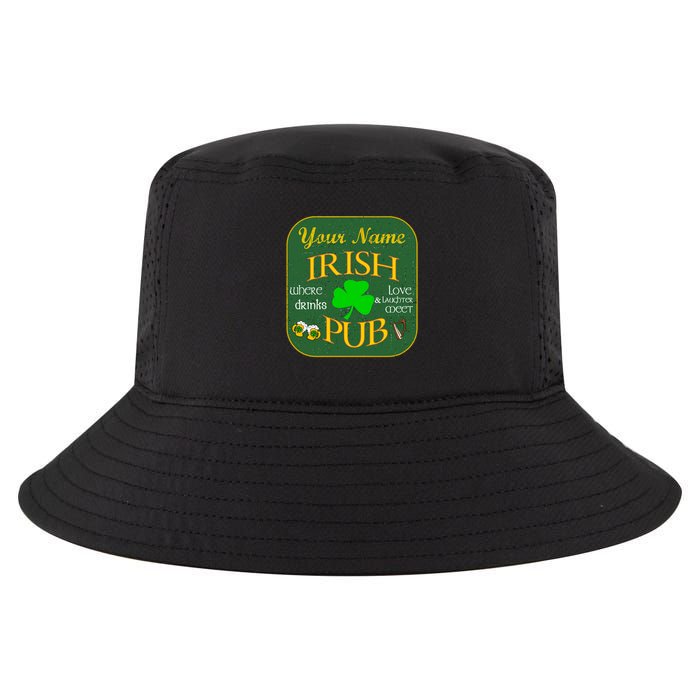 Personalize Irish Pub St Patricks Day Custom Cool Comfort Performance Bucket Hat