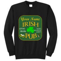 Personalize Irish Pub St Patricks Day Custom Sweatshirt