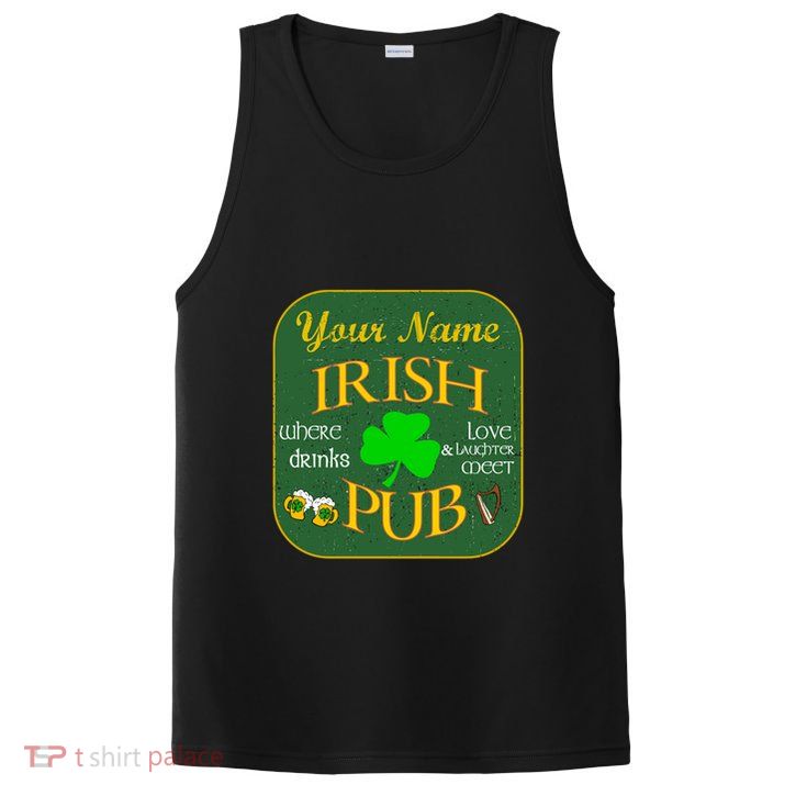 Personalize Irish Pub St Patricks Day Custom PosiCharge Competitor Tank