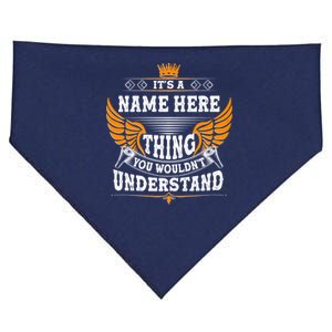 Personalize It's A Name Thing You Wouldn't Understand Custom USA-Made Doggie Bandana