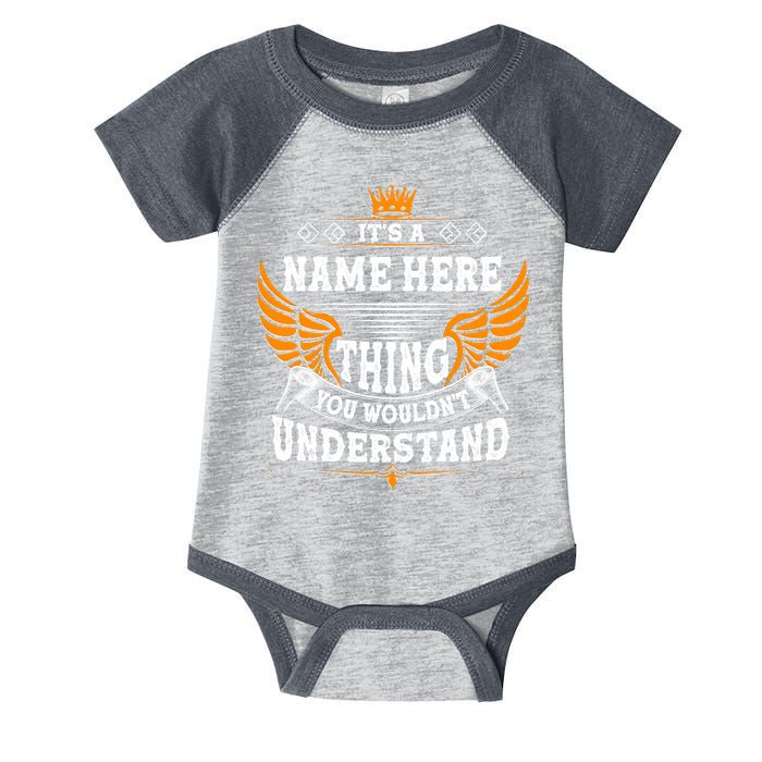 Personalize It's A Name Thing You Wouldn't Understand Custom Infant Baby Jersey Bodysuit