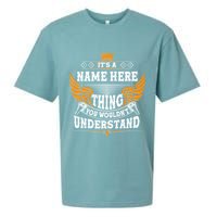 Personalize It's A Name Thing You Wouldn't Understand Custom Sueded Cloud Jersey T-Shirt