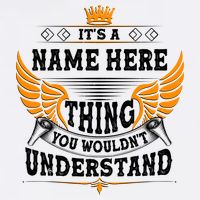 Personalize It's A Name Thing You Wouldn't Understand Custom Garment-Dyed Sweatshirt