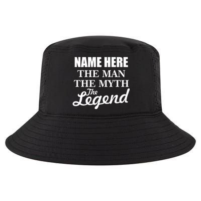 Personalize Name The Man Myth Legend Custom Cool Comfort Performance Bucket Hat