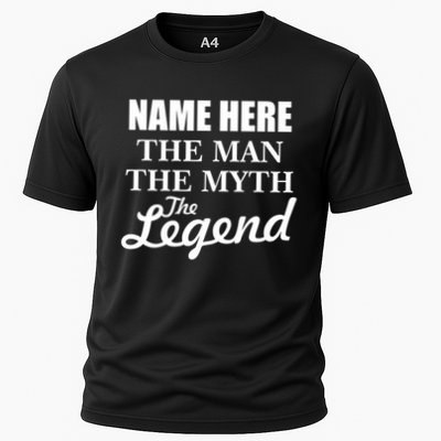 Personalize Name The Man Myth Legend Custom Performance Shirt