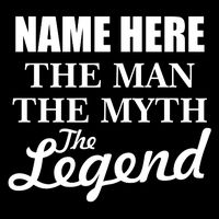 Personalize Name The Man Myth Legend Custom Sweatshirt