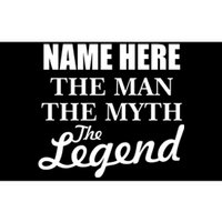 Personalize Name The Man Myth Legend Custom Bumper Sticker