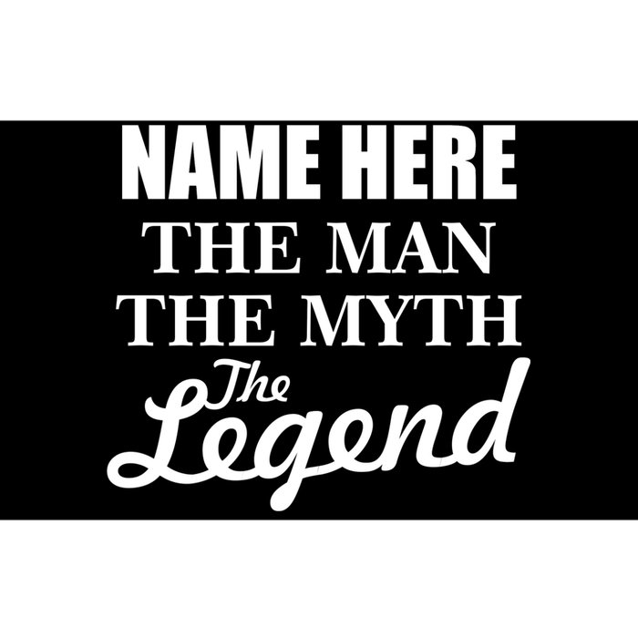 Personalize Name The Man Myth Legend Custom Bumper Sticker