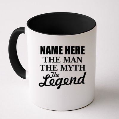Personalize Name The Man Myth Legend Custom Mug