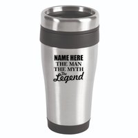 Personalize Name The Man Myth Legend Custom 16oz Travel Tumbler