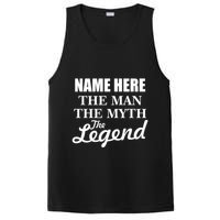 Personalize Name The Man Myth Legend Custom PosiCharge Competitor Tank