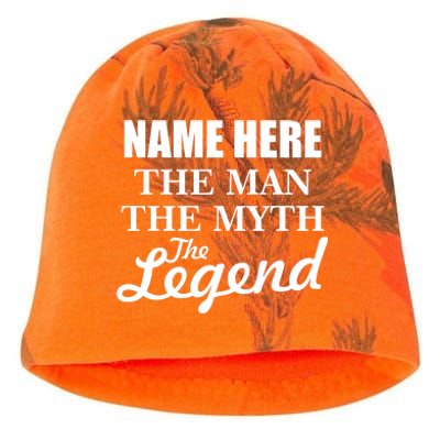 Personalize Name The Man Myth Legend Custom Kati - Camo Knit Beanie