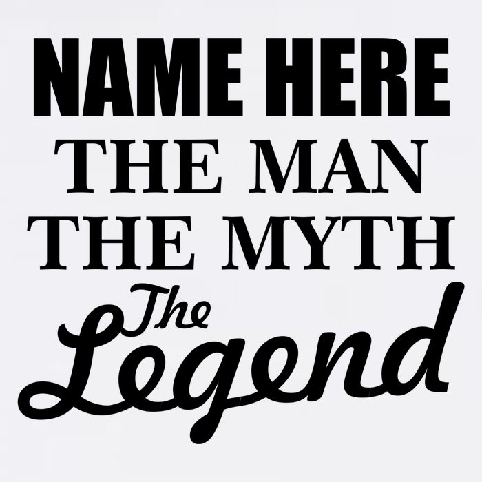 Personalize Name The Man Myth Legend Custom Garment-Dyed Sweatshirt
